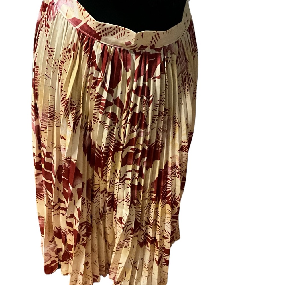 Pleated Maxi Skirt  And Crop Top Set